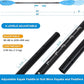 Adjustable Kayak Paddle Boat Oar: Kayak Canoe Paddles 90-98 inch/230-250cm - Aluminum Floating Kayaking Fishing Oars with Paddle Leash for Adults Youth