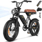 Electric Bike for Adults,Peak 1000W/1500W Motor,20/28MPH 55-150Mile ebikes for Adults with 10.4AH/13AH/26AH Battery,20" Fat Tire Electric Dirt Bike Commuting Off Road Ebike, UL2849
