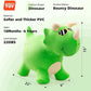 EVERICH TOY Bouncy Horse Dinosaur Toys, Inflatable Bouncing Animal Hopping Toys, Outdoor Indoor Ride on Bouncer, Boys Girls Birthday Gift for 18 Month 2 3 4 5 6 Year Old Kid- Plush Dinosaur Toy