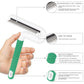 Pet Flea Comb for Dogs & Cats - Grooming Tool with Long & Short Steel Teeth, Safely Removes Tangles and Knots, Gentle Detangling Brush for Pet Hair (TG2043)(Green)