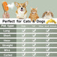 Cat Steam Brush for Shedding, 4 in 1 Rechargeable Pet Steam Brush for Dogs and Cats, Anti-Static, Massage, Cleaning, Shedding & Combing All In One! (White)