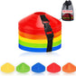 Ashsajkd(Set of 25/50/100 - Agility Soccer Cones with Carry Bag and for ， Football Cones for TrainingFootball, Basketball, Coaching, Agility Cones for Indoor and Outdoor Games