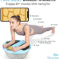 2-in-1 Balance Ball & Plank Board Trainer with App & 4 Interactive Games, Half Exercise Ball for Pilates & Yoga, Core Strength Training, Home Gym Workout, with 2 Resistance Bands & Pump