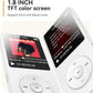 AGPTEK A02 MP3 Player with Bluetooth 5.3, 1.8 inch Screen Portable Music Player with Speaker, FM Radio, Voice Recorder, Supports Expanded Up to 128GB(White, 64GB)