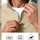 Aulemen Men's Casual Quarter Zip Pullover-Athletic Windbreaker Lightweight Jackets Hiking Golf for Men Mock Neck with Pockets