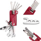 21 Bike Repair Multitool Kit with Carry Case, Portable Cycling Tool Kits (21 in 1), Bicycle Tools Kit Set with Allen Wrench, Chain Tool, Bicycle Spoke Wrench