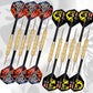 Vapor 180 Bristle Dartboard Staple Free Bullseye Steeltip Darts Extra Flights