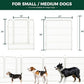 FXW Rollick Unleashed Dog Playpen for Indoor, Yard, RV Camping, 32 inch 8 Panels for Small and Medium Dogs, White│Patented