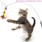 Cat Feather Wand Replacement - 12 PCS Toy Refills and Attachments for Cat Toys