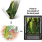 REPTI ZOO 18" x 18" x 24" Front Opening Chameleon Cage with 3-Sided Metal Mesh, 34 Gallon Screen Vertical Terrarium with Background Sticker, Tall Enclosure for Chameleon, Tree Frog, Arboreal Reptiles