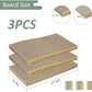MECOOL Cat Scratching Board，3PC Scratch Pad with Box，Reversible Corrugated Scratcher Cardboard and Lounge Bed for Indoor Cats, Catnip