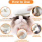 Nepfaivy Cat Steam Brush for Shedding - Steam Cat Brush for Indoor Cats, Rechargeable Steaming Pet Mist Water Steamer for Indoor Kitten, Pet Spray Hair Removal Comb for Massage, Spritz Defur Comb