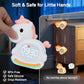 Cute Alarm Clock for Kids with Night Light, Sleep Training Clock Time to Wake Clock, Rechargeable Silicone Light for Bedroom, Perfect Sleep Companion for Boys Girls, Pink Pony