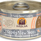 Weruva Classic Cat Stews!, Goody Stew Shoes with Chicken & Salmon in Gravy, 2.8oz Can (Pack of 12)