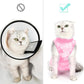 Cat Recovery Suit for Male and Female Surgical Post Surgery Soft Cone Onesie Tie Dye Cats Shirt Clothes Neuter Licking Protective Diapers Outfit Cover Kitten Spay Collar Alternative(Pink, S)