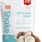 310 Nutrition All-In-One Meal Replacement Shake Powder - Plant-Based Protein Smoothie Blend w/High Fiber, Probiotics & Adaptogens - Low Carb, Vegan, Keto & Paleo Friendly - Tropical Coconut - 28 Srv