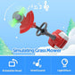 Toy Choi's Toy Trimmer - Power Construction Play Tool Kids Trimmer,Outside Pretend Play Garden Toy with Light Sound,Educational Gift Kid Toddler Tool Set for Boy Girl Age 3, 4, 5,6,7+