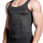 GKVK Mens Slimming Body Shaper Vest Shirt Abs Abdomen Slim