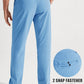 Libin Mens Golf Pants Stretch Work Dress Pants 30"/32"/34" Quick Dry Lightweight Casual Comfy Trousers with Pockets