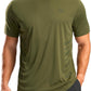 G Gradual Men's Workout Shirts Quick Dry Athletic Running T-Shirts Lightweight Moisture Wicking Short Sleeve Sports Gym Tops