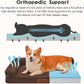 Orthopedic Dog Beds Large Sized Dog, 3 Inch Memory Foam Pet Bed for Medium and Large Dogs, Washable Removable Cover, Nonskid Bottom, Waterproof, 41x27 Inches XL Brown Grey