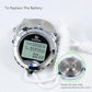 Stopwatch, Metal Stop Watch for Sports 10/100/400 Laps, Stopwatches Timer for Coach Sports Running with 0.01second & 0.001second Timing, Conutdown, Alarm