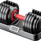 Adjustable Dumbbell Set 25/55/90LBS,10 in 1 Free Weights Dumbbell with Anti-Slip Texture Handle,1 Sec Speed Adjustment Men/Women Gym and Home Strength Training Equipment.