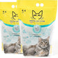 Cat Litter Crystals No Clumping Odor Control Kitty Litter Non-Clumping No scooping Low Dust, Low Tracking, Dehydrates Waste Cologne- 8.6 lbs (2 x 4.3 lb Packs)