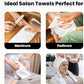 Avalon Salon Towel - White Hand Towels Bulk Pack of 24-100% Cotton Absorbent Spa, Facial & Gym Towels for Working Out - 16x27 Inches (Not Bleach Proof)