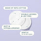 Cliganic Organic Cotton Rounds (300 Count) Makeup Remover Pads, Hypoallergenic, Lint-Free | 100% Pure Cotton (Packaging May Vary)