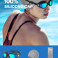 ZIONOR G1 Lite Swim Goggles with Swim Cap Comfortable Anti-fog Swimming Goggles Cap Set for Adult Men Women