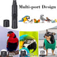 Lasnten 2 Pcs Bird Nail Grinder with Bird Nail Clipper Bird Nail Trimmer Bird Nail File with LED Lamp Grooming Tool for Bird Parrot Budgerigars Parakeets Myna Conure Finches Lovebirds (Black)