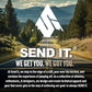 Send It. High Roller Tailgate Bike Pad V2 – Tailgate Pads for Trucks – Truck Bike Pad – Accessories for Mountain Bikers, BMX Bikes, Ebikes & More (Compact)
