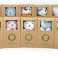 100% Organic Cotton Baby Stuffed Animals White Teddy Bear for Newborn 6.5"