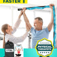 Stretching Strap with Loops - Non Elastic Stretch Band for Physical Therapy, Yoga Strap for Stretching Equipment, Stretch Bands for Exercise and Flexibility - Fascia, Hamstring & Leg Stretcher Belt