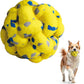 Upgrade Dog Balls Interactive Toys for Aggressive Chewers, Indestructible Tennis Durable Bouncy for Fetch Game, Lightweight Floating, Yellow