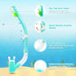 Dry Snorkel for Kids, Ultimate Snorkel Tube for Snorkeling, Freediving & Swimming, Easy-Breath Technology, Top-Mounted Dry Valve & Food-Grade Silicone Mouthpiece
