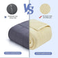 L'AGRATY Knitted Weighted Blanket - 60"x80" 15lbs Cooling Chunky Knit Heavy Blanket for Adults Braided Crochet Throw Thick Cable Yarn Knit Decorative No Beads Evenly Weighted Machine Washable