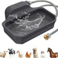 135OZ Automatic Water Dispenser for Large Dogs Patented Outdoor Dog Water Bowl Dispenser Automatic Dog Feeder Fit 3/4'' GHT Faucet Dog Waterer Include Water Hose Extra-Large Drinking Area