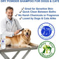 Sit Stay Forever Dry Powder Shampoo for Dogs, Dry Shampoo for Smelly Dogs and Cats, Talco para Perros y Gatos, Shampoo for Stinky and Itchy Skin, Waterless Dog Shampoo, 28 oz