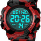 Kids Watch,Boys Watch for 3-15 Year Old Boys,Digital Sport Outdoor Multifunctional Chronograph LED 50 M Waterproof Alarm Calendar Analog Watch for Children with Silicone Band,Kids Gift
