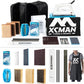 XCMAN Complete Ski Snowboard Tuning and Waxing Kit with Waxing Iron,Universal Wax,Edge Tuner,Brush,Wax Scraper,Ptex