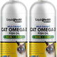 Liquid Health Pets Wild Caught Omega 3 Fish Oil for Cats - Liquid Omega 3 Supplement for Cats with EPA+DPA+DHA - Reduce Itching, Support Joint, Immunity, Brain, Heart Health - Made in the USA (2 Pack)
