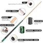 LOTKEY Pool Cue Set of 4-58 Inch 18~21 oz Canadian Maple Professional Billiard Cue Sticks, Pool Cue Stick with Extra 2 Pool Chalks, Pool Sticks for Adults, Durable, for Billiard Players