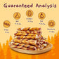 Jungle Calling Dog Treats, Natural Chicken Wrapped Rawhide Sticks, Grain-Free Training Rewards Chews for Small and Medium Puppy,10.6oz