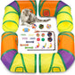 Retro Shaw Cat Tunnels with Cat Toys Pack, Interactive Kitten Toys for Indoor Cats Kitty, Kitten Tube Tent Feather Wand Teaser Bell Fuzzy Ball Springs Mouse (25 Pcs Extra Large Cat Tunnel Toys Set)