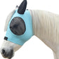 Horse Mesh Fly Mask with Ears, Soft Lycra Mesh Mask Anti-UV with Ears Pacific Blue, Cob