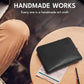 ALLIVE Passport Holder for Travel, Genuine Leather Passport Holder Women Men,Passport Cover Wallet,Travel Must Haves Airport Essentials Travel Gifts Black