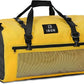 BORLENI Waterproof Motorcycle Dry Duffel Bag Luggage Tail Bag with Large Storage Space,Roll Top Closure, Shoulder Straps, Inner Pocket and Mesh Pocket for Motorcycling Travel Camping(Yellow,70L)