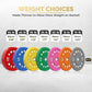 2 Inch Bumper Plates，10-500lbs，Barbell Rubber Olympic Weight Plates Set for Home Gym, Strength Training & Weight Lifting, Multiple Options Colors